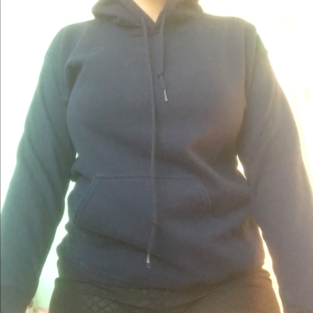 Navy blue hoodie